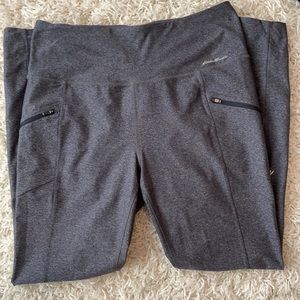 Eddie bauer trail tights- Heather Gray Large